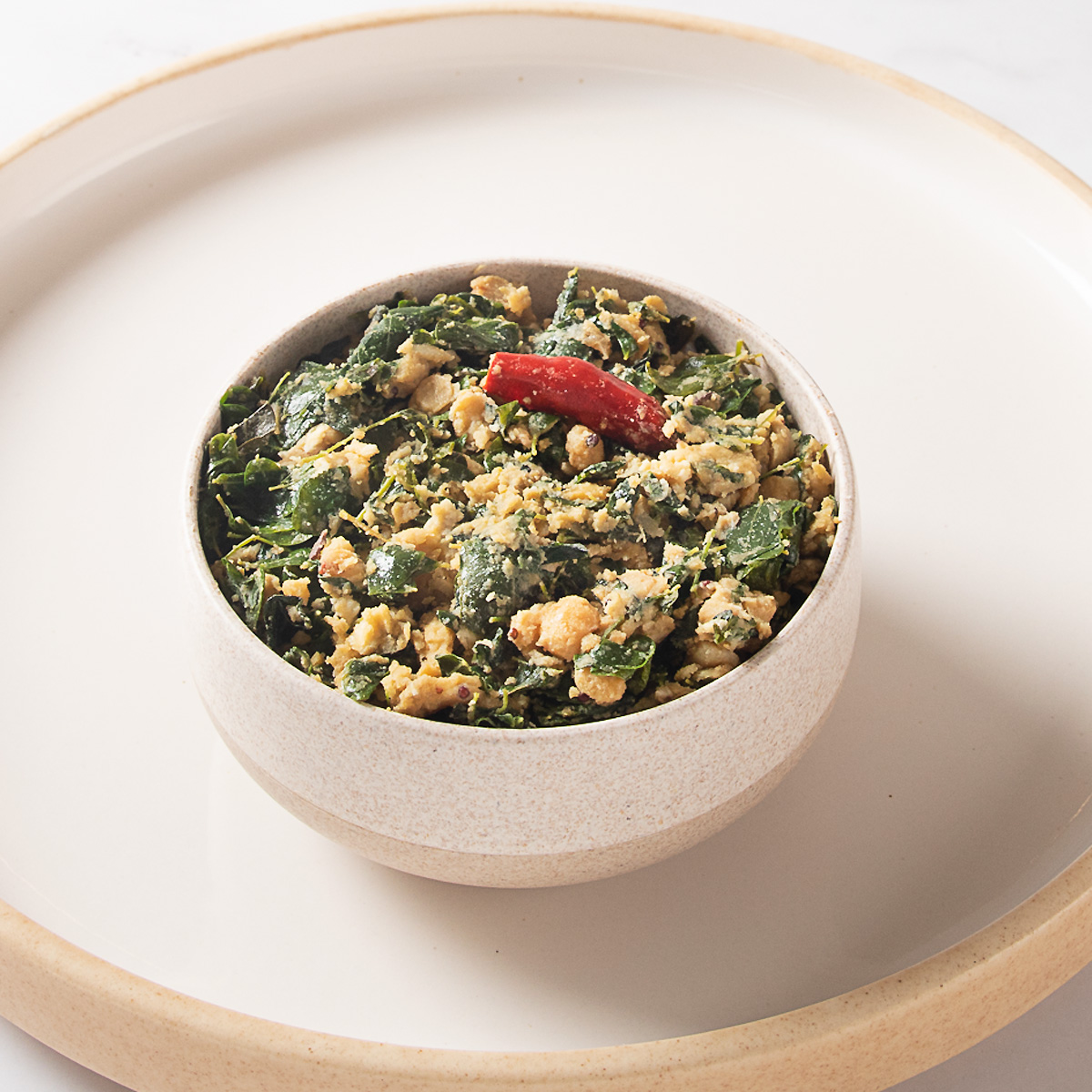 Chana Dal with Moringa